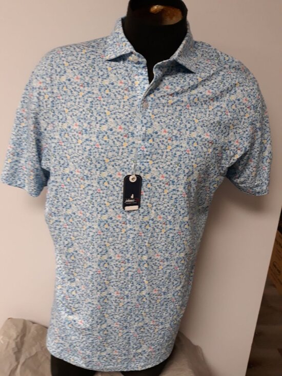 Johnnie-O Other - Johnnie-O Men's Golf Pull Over Shirt Blue Size L NEW WITH TAGS!